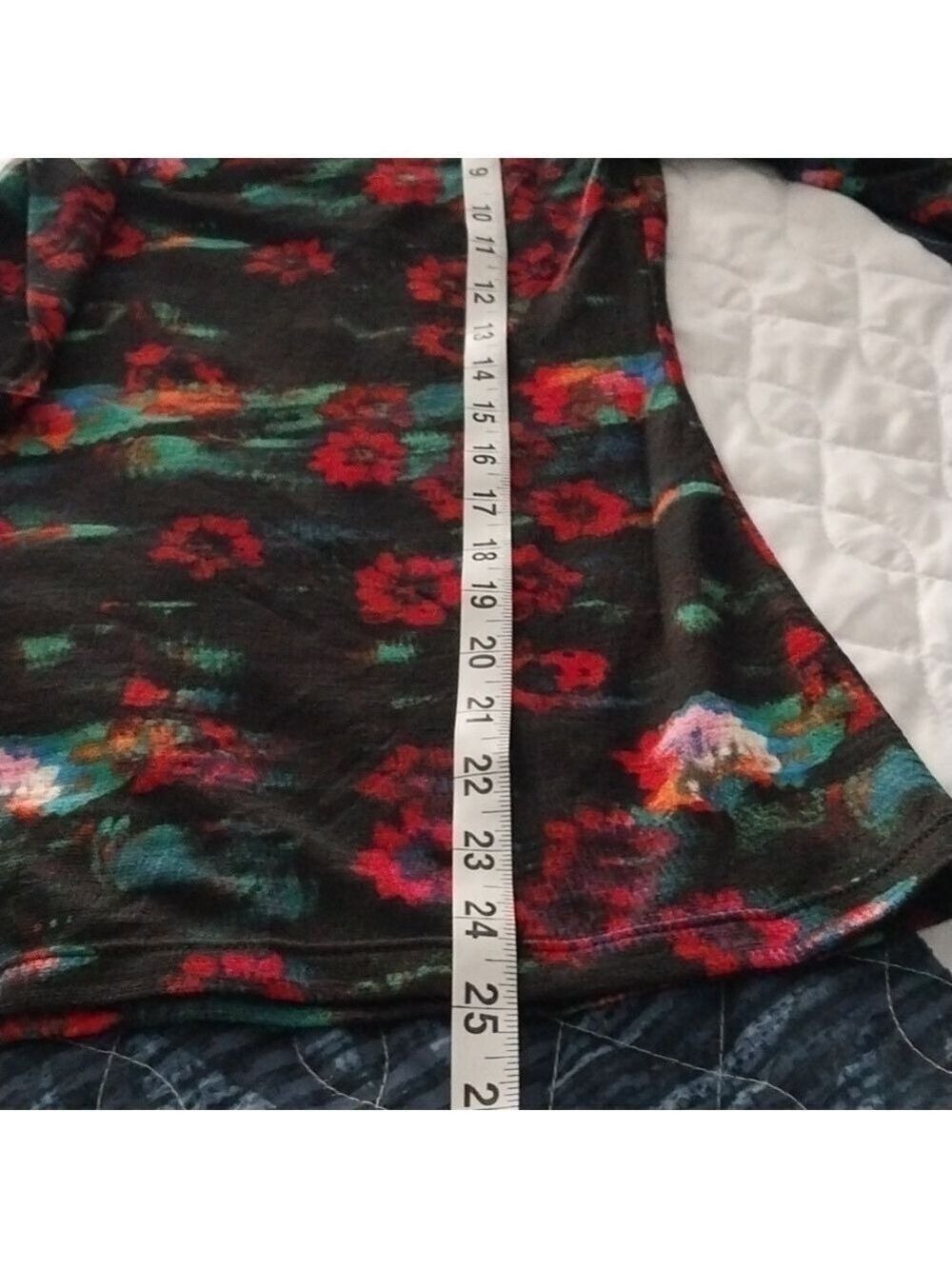 Rachel Comey X Target Long Sleeve Turtleneck  Kodak Red Floral NWT Size XXS - Picture 14 of 15